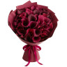 Страстный букет из 25 бордовых калл